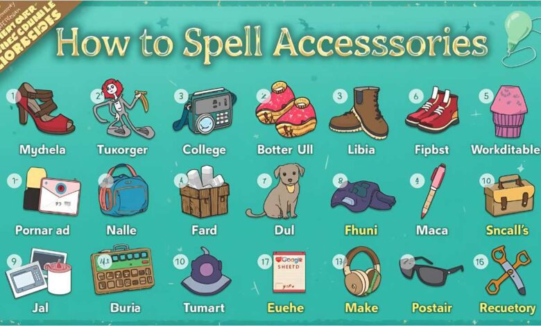 How to spell accessories
