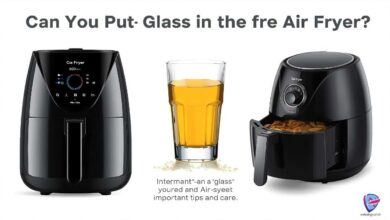 Pode colocar vidro na air fryer