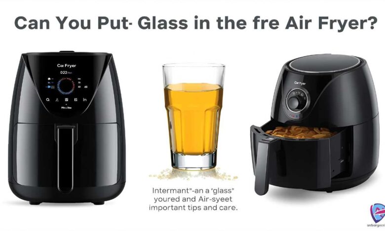 Pode colocar vidro na air fryer